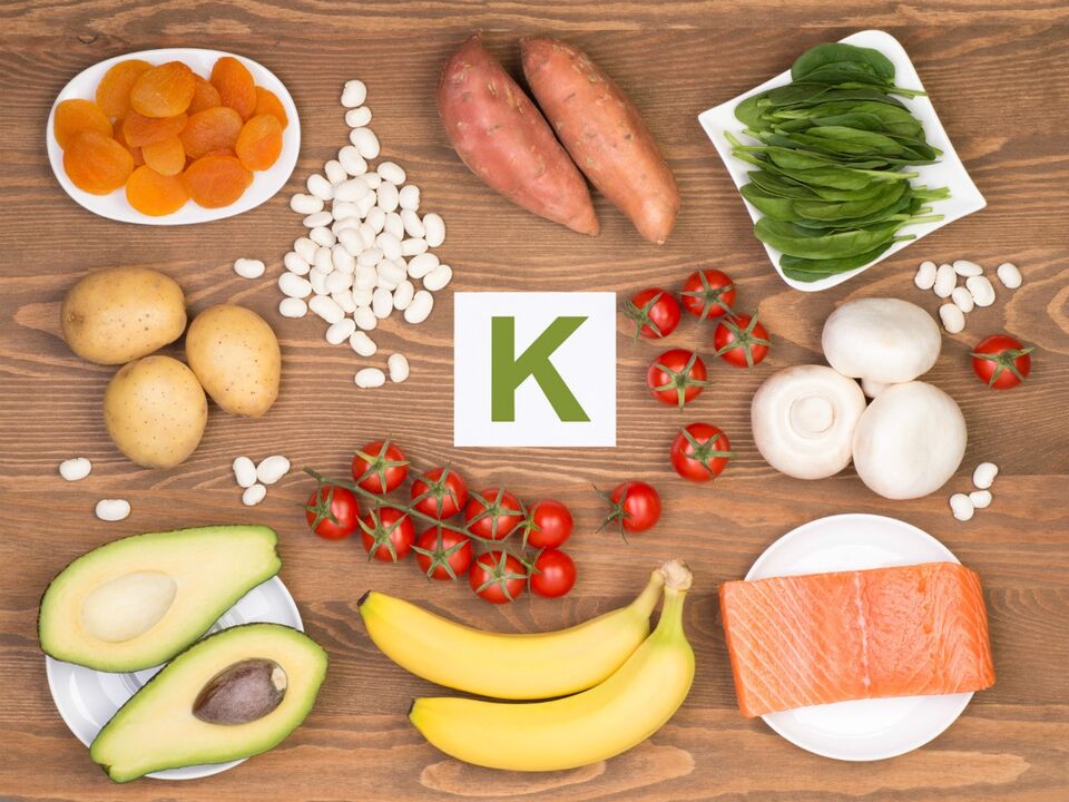 Alimentos con vitamina K, importantes para a saúde dos homes