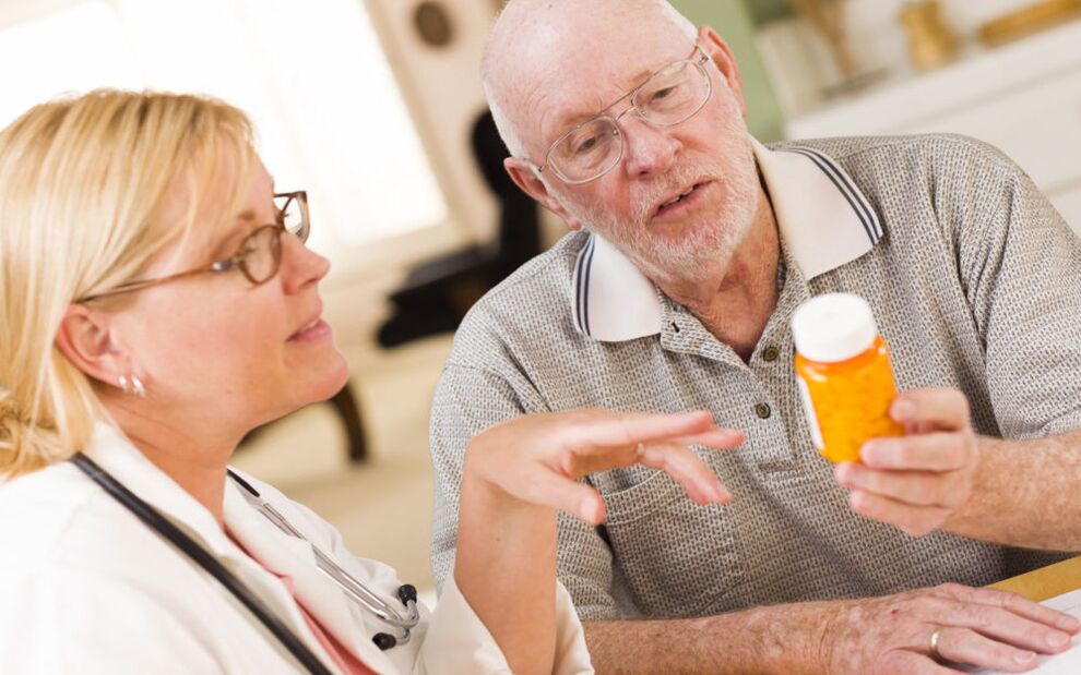 O médico prescribe ao paciente que aumente a potencia